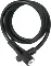 ABUS 3506K/120 Spiralkabelschloss schwarz, Schlüssel (40769)