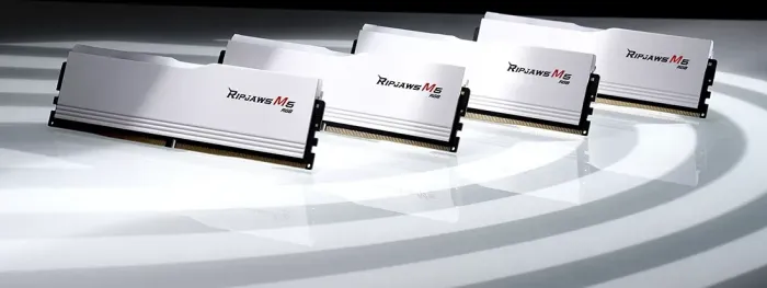 G.Skill Ripjaws M5 RGB weiß DIMM Kit 32GB, DDR5-6000, CL36-48-48-96, on-die ECC
