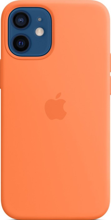 APPLE iPhone 12 mini Silicone Case with MagSafe - Kumquat
