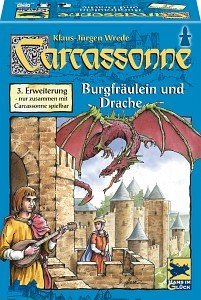 Carcassonne - Burgfräulein und Drache (3. Erweiterung)