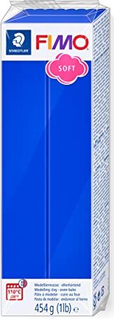 Fimo Soft Modelliermasse ofenhärtend, brilliantblau, 454 g
