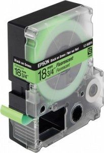 Epson LC-5GBF9 taśma do drukarek, 18mm, czarny/zielony