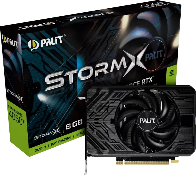 Palit GeForce RTX 4060 Ti StormX, 8GB GDDR6, HDMI, 3x DP