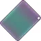 Fnatic Jet M Pro Gaming Mousepad für eSports, 360x280mm, Holographic Laminate grün/violett (MP0005-001)