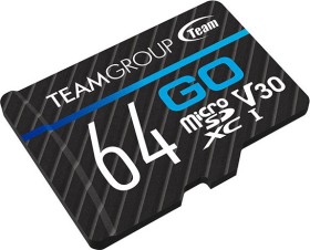 TeamGroup GO R100/W50 microSDXC 64GB Kit, UHS-I U3, Class 10
