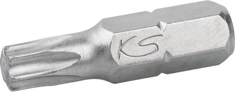 KS Tools Torx Bit TX10 | 75 Mm Länge | Bohrung TB55 | 1 Stück | Für Handbetriebene Schraubendreher