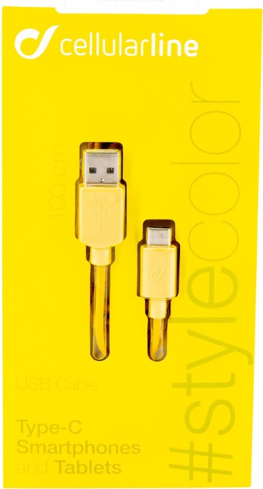 Cellularline USB Cable Stylecolor USB-C 1.00m