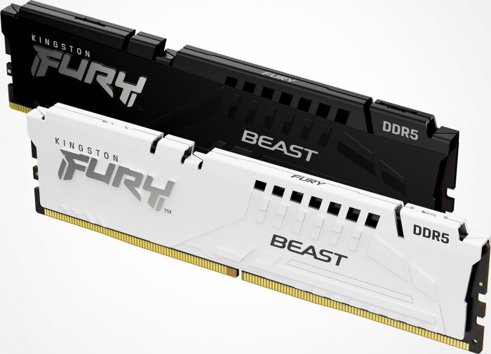 Kingston FURY Beast weiß DIMM Kit 32GB, DDR5-5600, CL36-38-38, on-die ECC