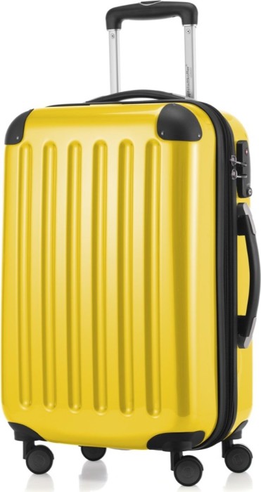 Hauptstadtkoffer Alex TSA Spinner erweiterbar 55cm gelb glänzend
