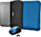 Trust Yvo Wireless Mouse Set mit Wendehülle für 15.6" Laptops, blau, USB Vorschaubild