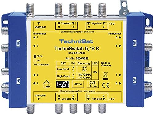 TechniSat TechniSwitch 5/8 K – RF-Verstärker / -Splitter