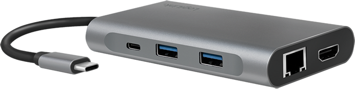 LogiLink USB 3.2 Gen 1 Dockingstation 8-Port, USB-C 3.0 [Stecker]
