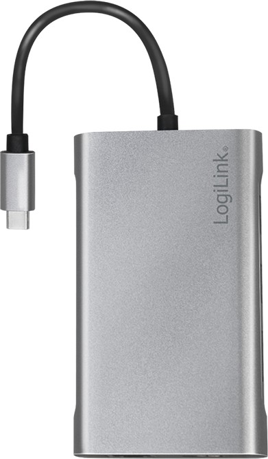 LogiLink USB 3.2 Gen 1 Dockingstation 8-Port, USB-C 3.0 [Stecker]