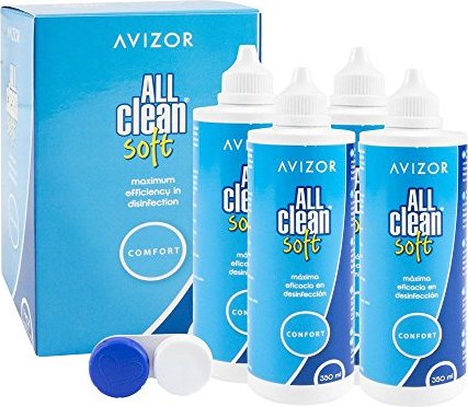 Avizor AllClean Soft rozwiązanie All in One, 1400ml (4x 350ml)
