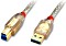 Lindy Premium USB-A 3.0 na USB-B 3.0 kabel przejściówka, 1m (31836)