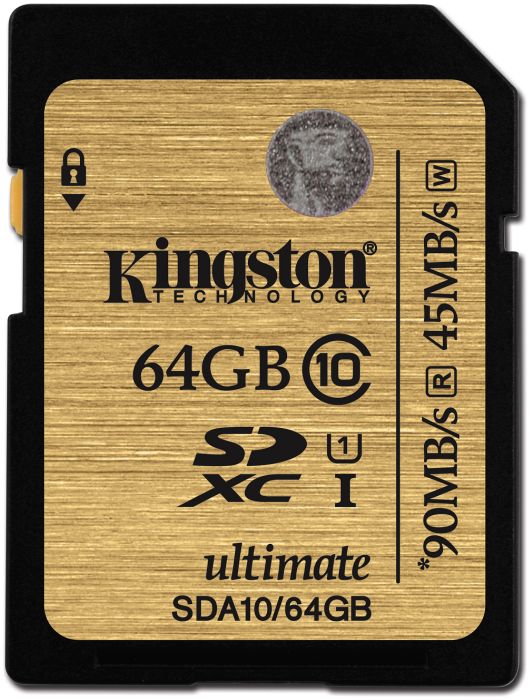 Kingston Ultimate R90/W45 SDXC 64GB, UHS-I, Class 10