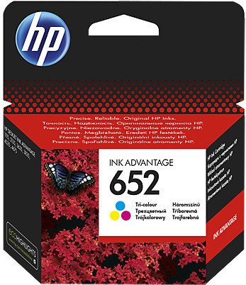 HP głowica drukująca z tuszem 652 trzykolorowy