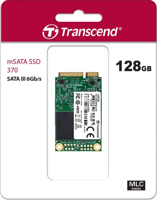 Transcend MSA370 128GB, MO-300/mSATA 6Gb/s