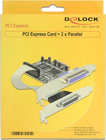 DeLOCK 2x port równoległy, PCIe x1