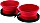 Hunter Silikonnapf z Taschenliste, 750ml, czerwony, 2 sztuki (65136)