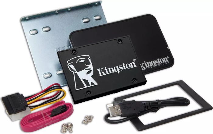 Kingston SSDNow KC600 256GB, Upgrade Bundle Kit, SATA