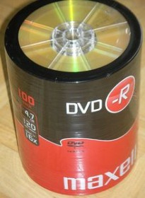 Maxell DVD-R 4.7GB, 100-pack