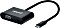 Manhattan USB-C-VGA-Adapter mit USB Power Delivery 60W, schwarz (153430)