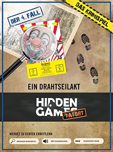Hidden Games Tatort zum Auswählen Fall 4 Krimi-Spielebox Fall 1