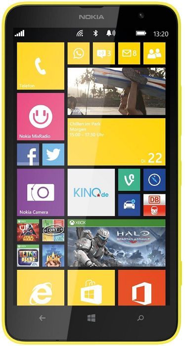 Nokia Lumia 1320 gelb