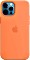 Apple Silikon Case mit MagSafe für iPhone 12 Pro Max Kumquat (MHL83ZM/A)