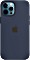 Apple Silikon Case mit MagSafe für iPhone 12 Pro Max dunkelmarine (MHLD3ZM/A)