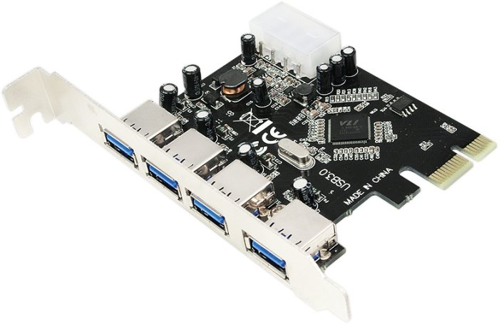 LogiLink 4x USB-A 3.0, PCIe 2.0 x1