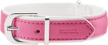 Strass-Halsband Für Hunde & Katzen – Größe S, Rosa, PU-Leder, 3 Strassreihen, Verstellbar