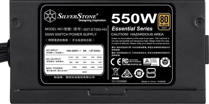 SilverStone Essential złoto ET550-HG 550W ATX 2.4