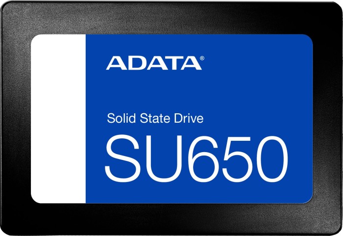 schwarz ADATA Ultimate SU650 Interne Solid State Drive 120 GB 3D-NAND SSD-Festplatte