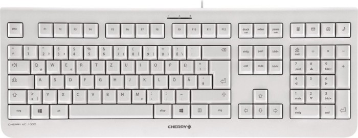 Cherry KC 1000 grau, USB, CH