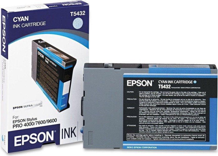 Epson Tinte T5432 cyan