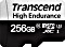 Transcend High Endurance 350V R95/W45 microSDXC 256GB Kit, UHS-I U3, Class 10 (TS256GUSD350V)