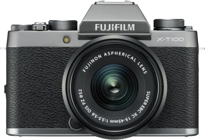 Fujifilm X-T100 srebrny z obiektywem XC 15-45mm 3.5-5.6 OIS PZ