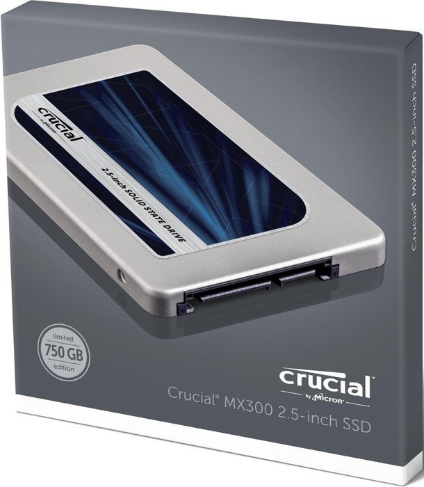 Crucial MX300 525GB, 2.5"/SATA 6Gb/s