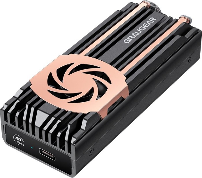 Graugear G-M2U4-40G-F USB4 SSD-Gehäuse für M.2 2280 NVMe SSD, USB4
