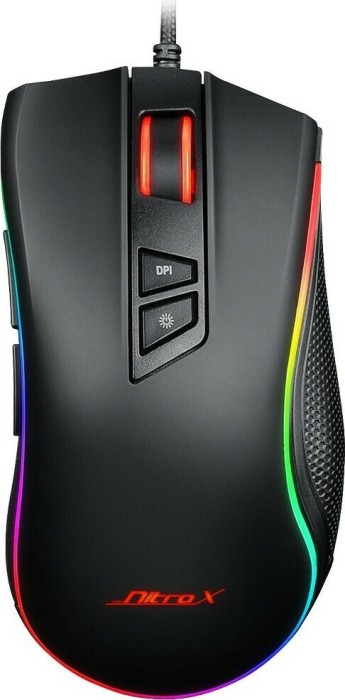 Inter-Tech Nitrox GT-300+ RGB Gaming Maus schwarz, U ...