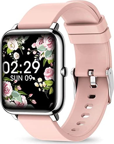 Popglory Smartwatch schwarz/rosa