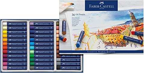 Faber-Castell Ölpastellkreide Etui sortiert, 36er-Set