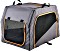 Hunter Faltbare Hundebox mit Aluminiumgestell, Hundetransportbox, L, anthrazit/orange (62585)