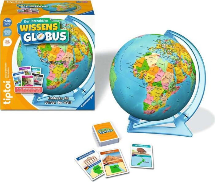 Ravensburger tiptoi Spiel: Der Interaktive Wissens Globus
