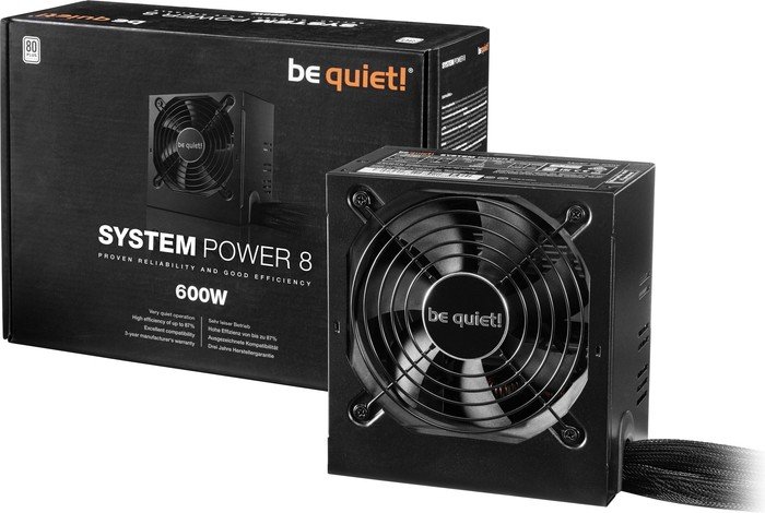 be quiet! system Power 8 600W ATX 2.4