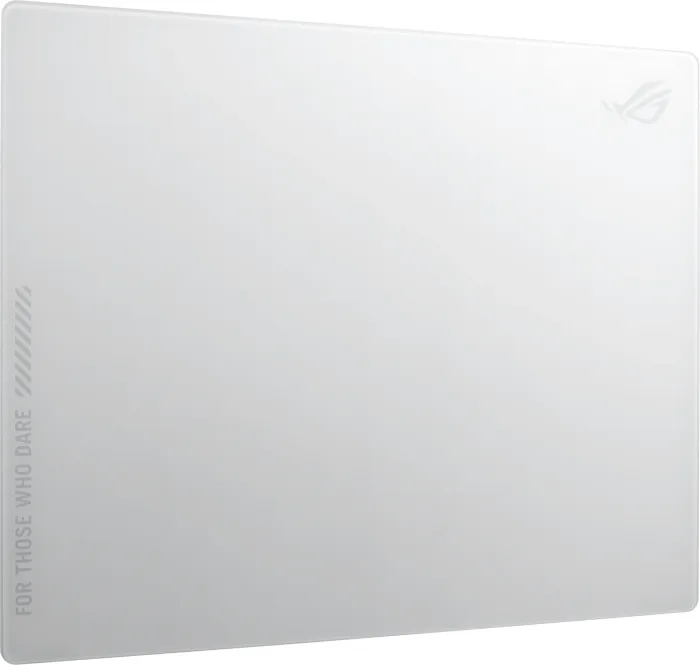 ASUS ROG Moonstone Ace L Glass Mousepad, 500x400mm, White Edition