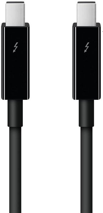 Apple Thunderbolt przewód czarny, 0.5m