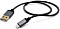 Hama Ladekabel Metall USB-A/Lightning 1.5m Metallmantel anthrazit (201548)